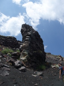 A unique formation standing proud on the slopes of Etna